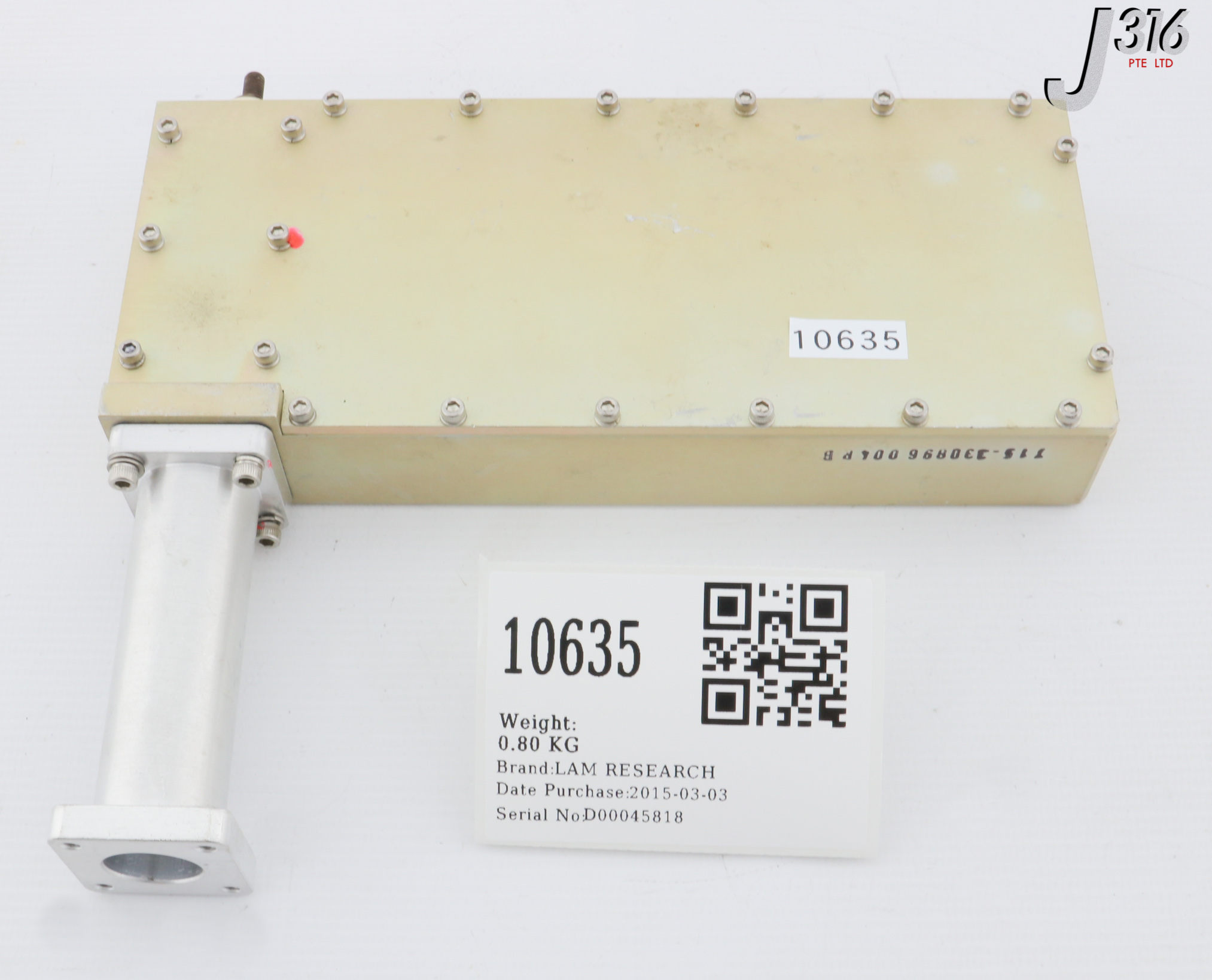 10635 LAM RESEARCH RF CONNECTOR MODULE W/ 715-801291-001 853